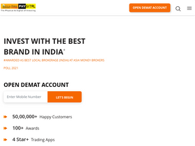 'motilaloswal.com' screenshot