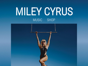'mileycyrus.com' screenshot
