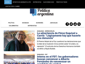 'politicargentina.com' screenshot