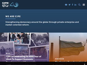'cipe.org' screenshot