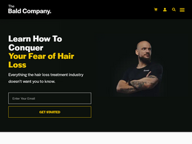 'thebaldcompany.com' screenshot