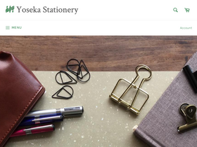 'yosekastationery.com' screenshot