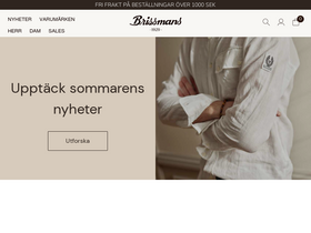 Brissmans homepage screenshot