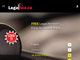'legalline.ca' screenshot