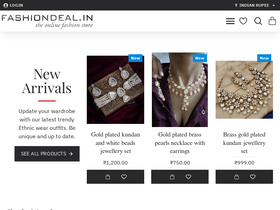 'fashiondeal.in' screenshot