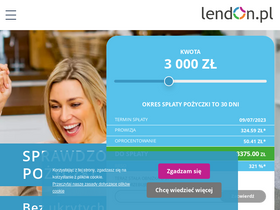 'lendon.pl' screenshot