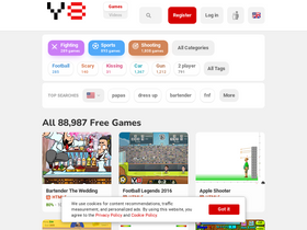 Roblox, now on Y8 Browser. It's supposed to be used for playing