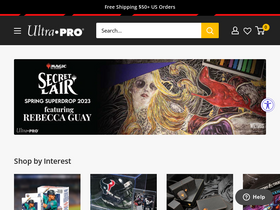 'ultrapro.com' screenshot