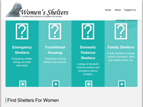 'womenshelters.org' screenshot