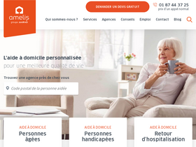 'amelis-services.com' screenshot