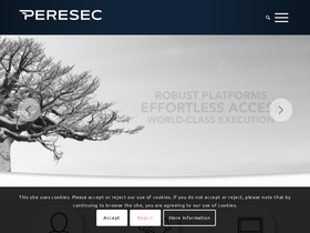 'peresec.com' screenshot