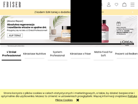 'friser.pl' screenshot