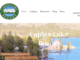 capleslakeresort.com