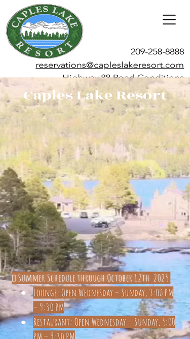 capleslakeresort.com