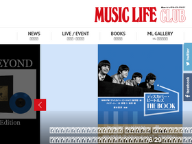 'musiclifeclub.com' screenshot
