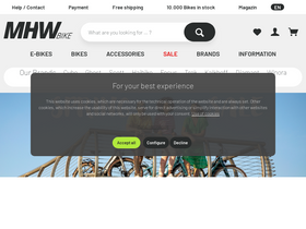 'mhw-bike.com' screenshot