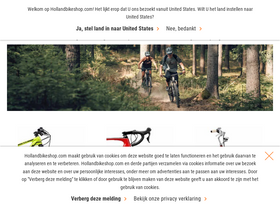 'hollandbikeshop.com' screenshot