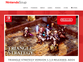 'nintendosoup.com' screenshot