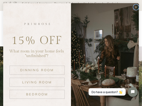shop-primrose.com homepage screenshot