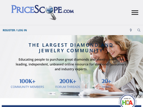 'pricescope.com' screenshot