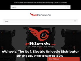 'ewheels.com' screenshot