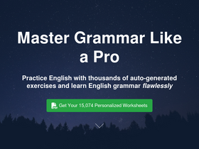Auto Generated English Grammar Exercises - Grammarism