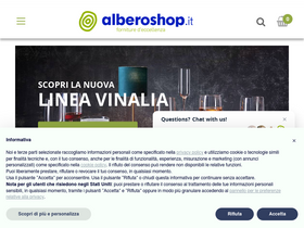 'alberoshop.it' screenshot