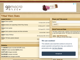 'twstats.com' screenshot