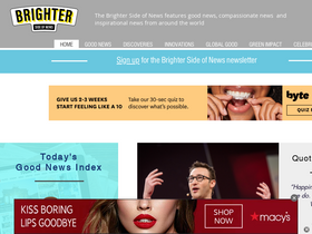 'thebrighterside.news' screenshot