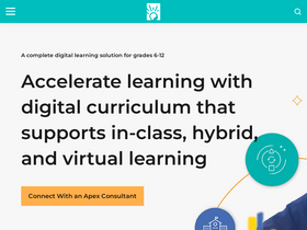 'apexlearning.com' screenshot