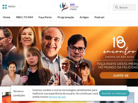 'radioboanova.com.br' screenshot