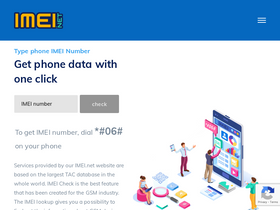 'imei.net' screenshot