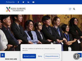 'asef.org' screenshot