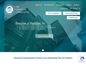 'financialcommission.org' screenshot