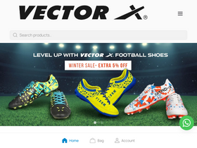 vector-x.com homepage screenshot