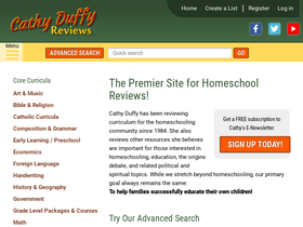 'cathyduffyreviews.com' screenshot
