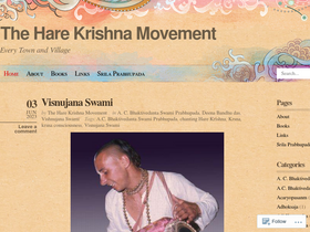 'theharekrishnamovement.org' screenshot