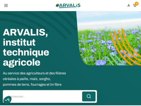 'arvalis.fr' screenshot