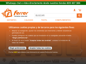 'ferrersport.com' screenshot