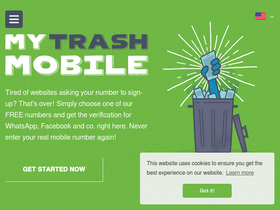 'mytrashmobile.com' screenshot