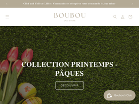 bouboudogstore.com homepage screenshot