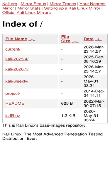 cdimage.kali.org