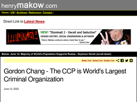 'henrymakow.com' screenshot