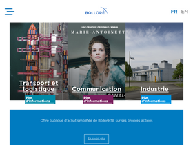 'bollore.com' screenshot
