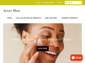 azurebluu.com homepage screenshot