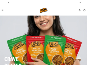 suprsnacks.com homepage screenshot