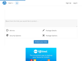 'safelinking.net' screenshot