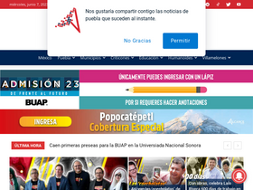 'alcancediario.mx' screenshot