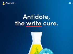 'antidote.info' screenshot