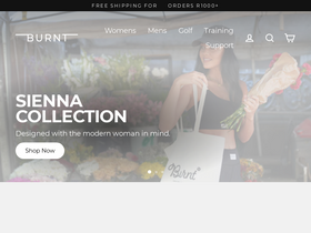 Burnt website screenshot